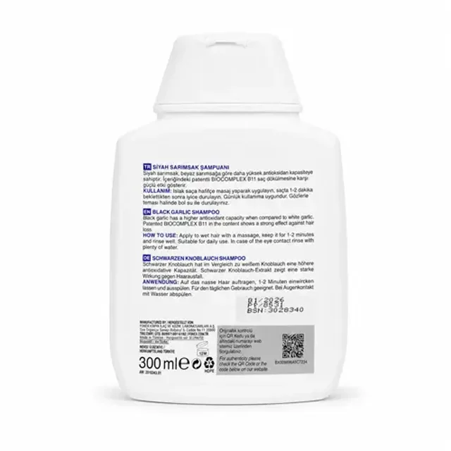 Bioxcin Black Garlic Shampoo