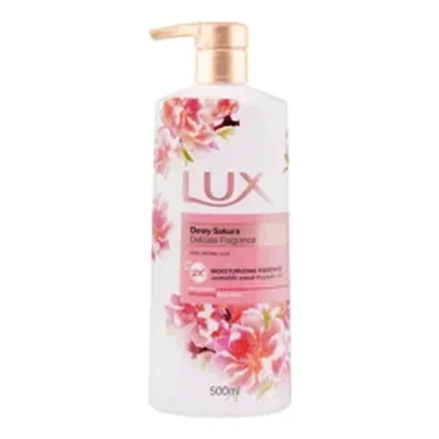 شامپو بدن کرمی شکوفه های گیلاس ژاپنی لوکس Lux Dewy Sakura حجم 500 میلی لیتر