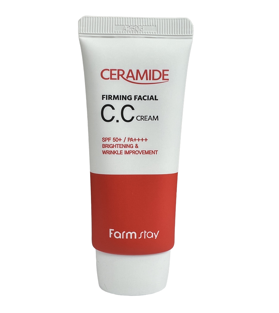 سی سی کرم ضد چروک و روشن کننده سرامید فارم استی Spf50