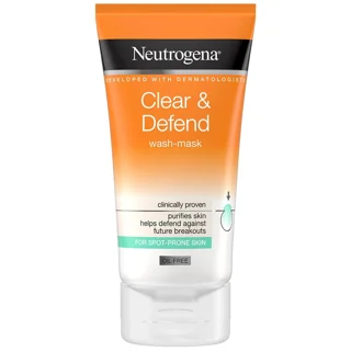 ماسک و شوینده صورت Claer & Defend نوتروژینا